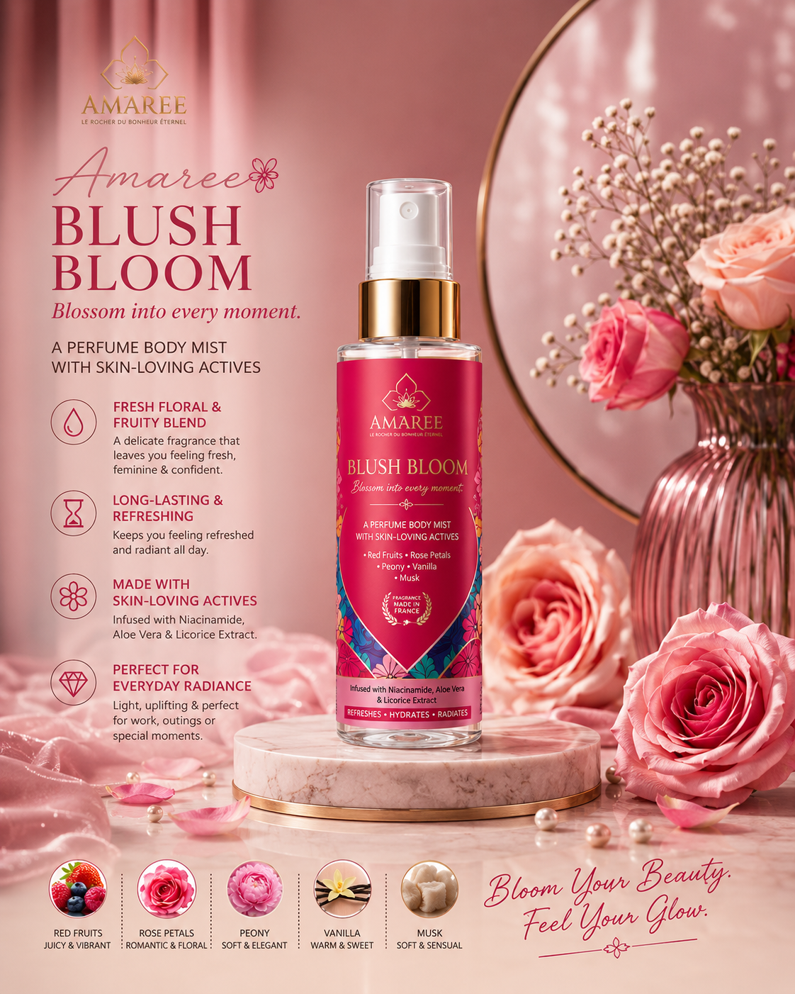 AMAREE BLUSH BLOOM 50ML