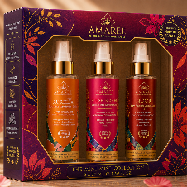 AMAREE Mini Mist Collection – Floral & Warm Trio (3 × 50 mL)